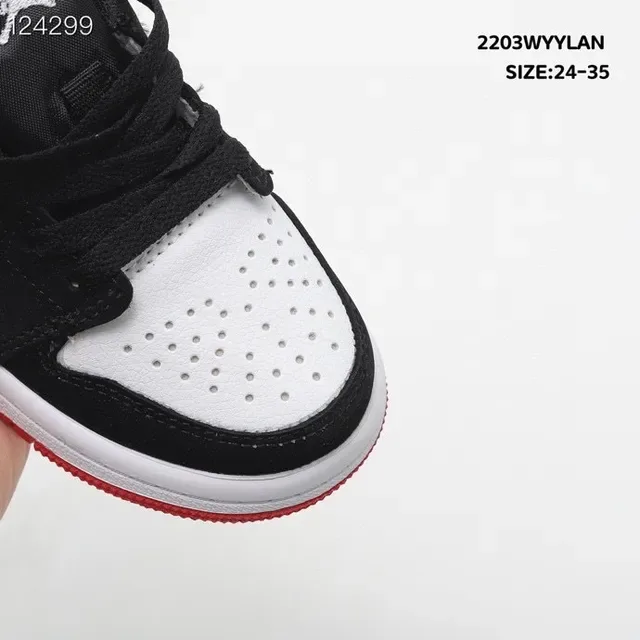 Nike Air Force 1 Low White Black Light Blue Lifestyle Sneakers 24