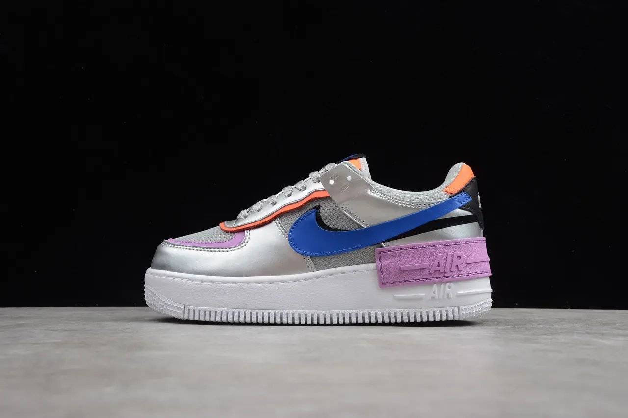 Nike Air Force 1 Multicolor Metallic Lifestyle Sneakers 1