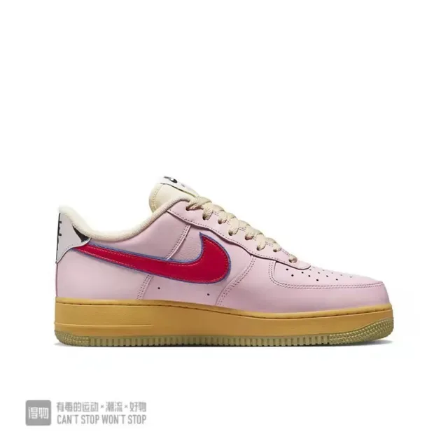 Nike Air Force 1 Pink Blue Gum Lifestyle Sneakers 2