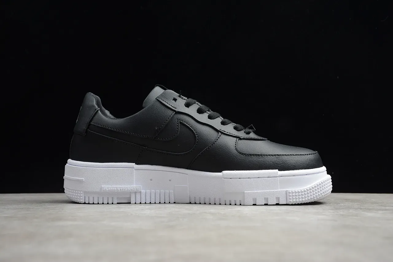 Nike Air Force 1 Pixel Black White Lifestyle Sneakers 5