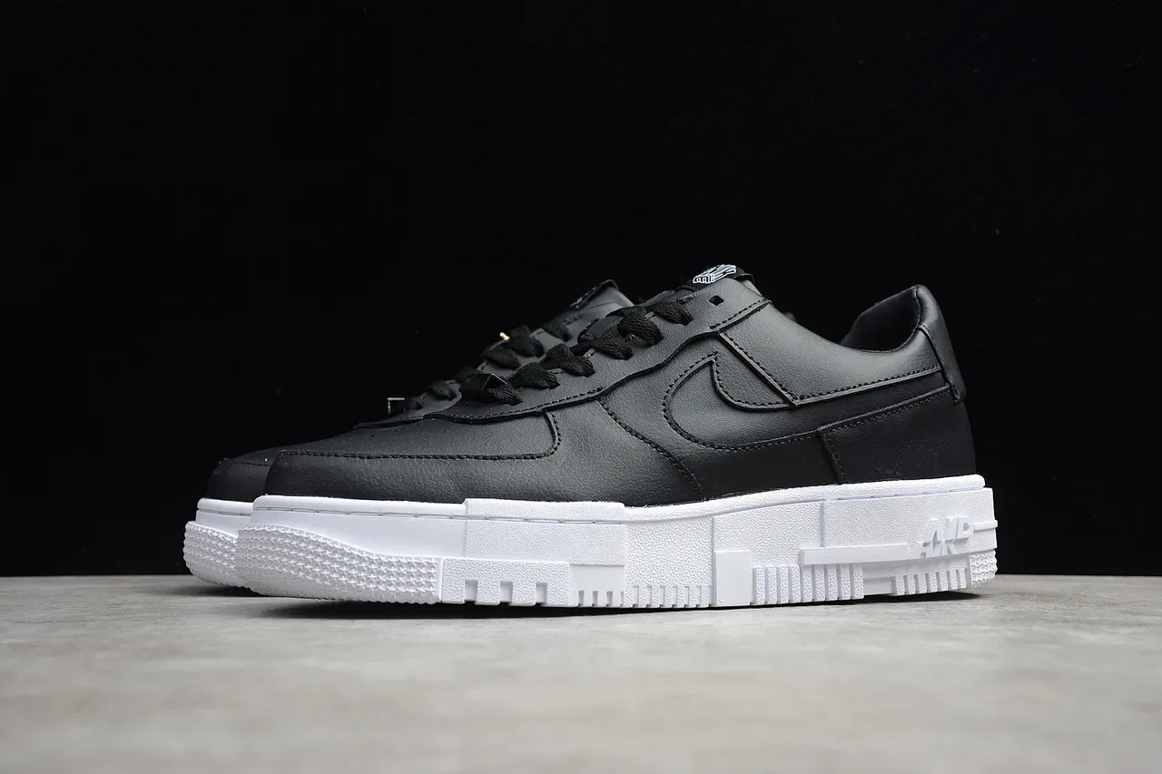 Nike Air Force 1 Pixel Black White Lifestyle Sneakers 6