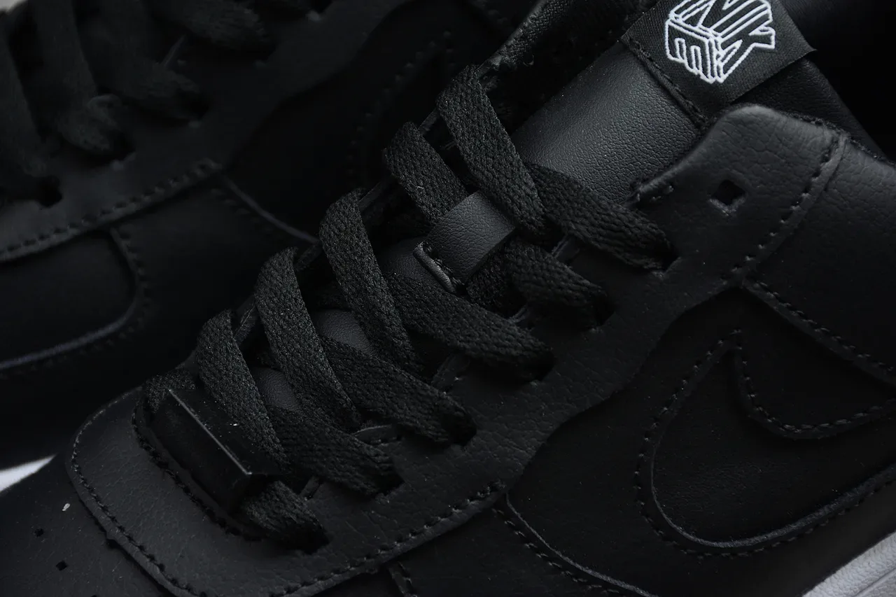 Nike Air Force 1 Pixel Black White Lifestyle Sneakers 11