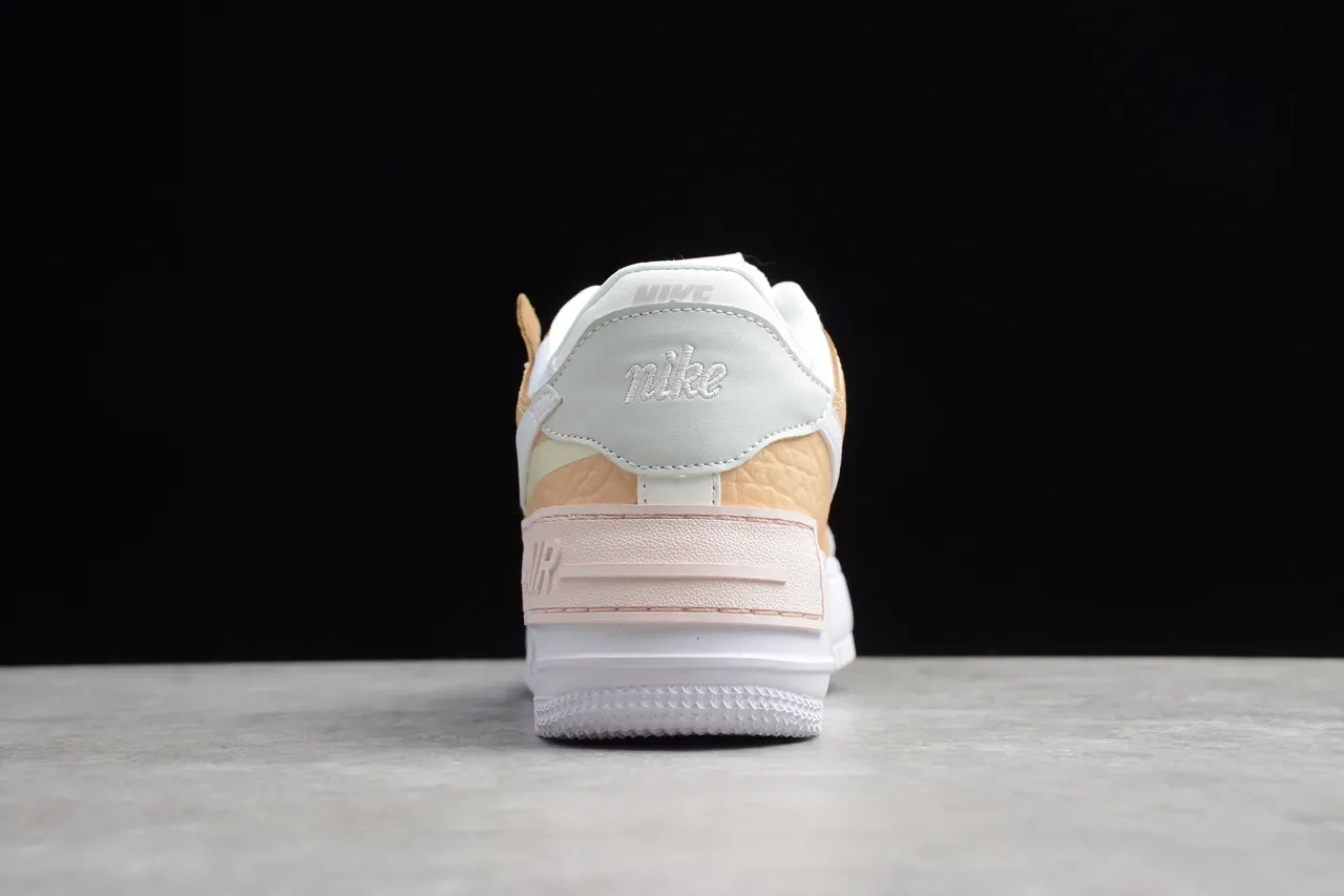 Nike Air Force 1 Platform Pastel Multi-Material Lifestyle Sneakers 11