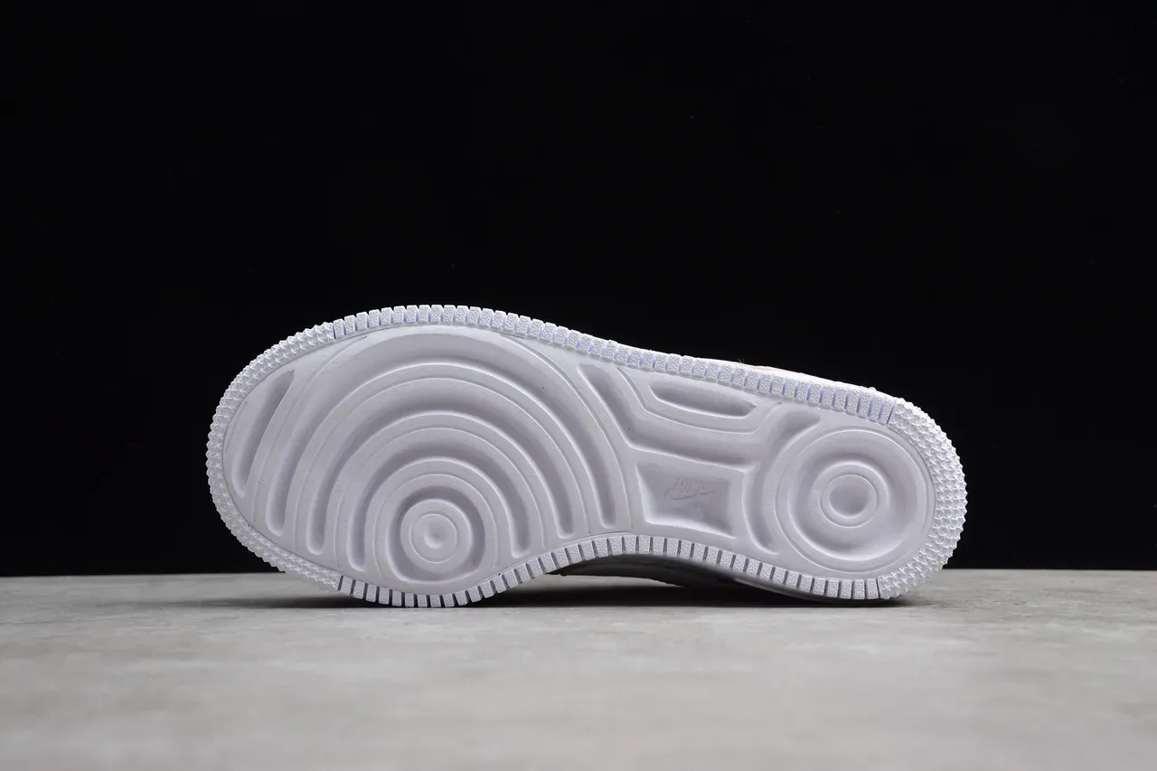 Nike Air Force 1 Platform Pastel Multi-Material Lifestyle Sneakers 12