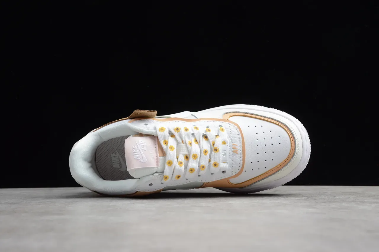 Nike Air Force 1 Platform Pastel Multi-Material Lifestyle Sneakers 13