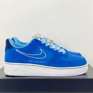 Nike Air Force 1 Royal Blue White Lifestyle Sneakers