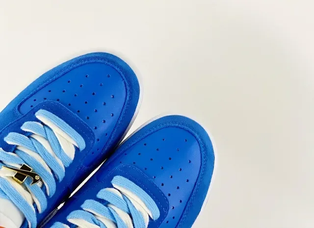 Nike Air Force 1 Royal Blue White Lifestyle Sneakers 6