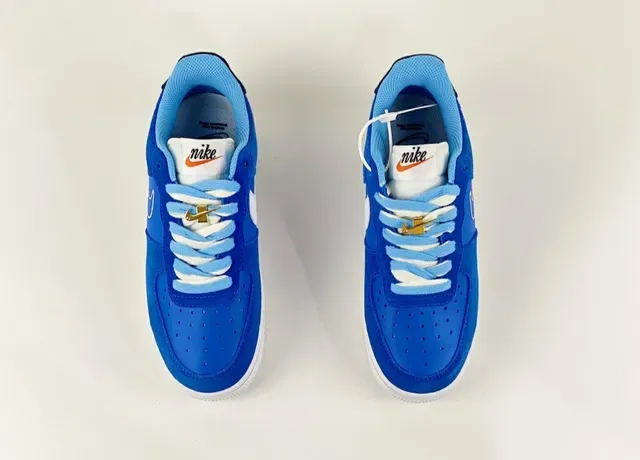 Nike Air Force 1 Royal Blue White Lifestyle Sneakers 8