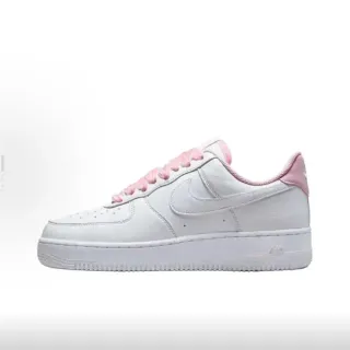 Nike Air Force 1 White and Pink Lifestyle Sneakers