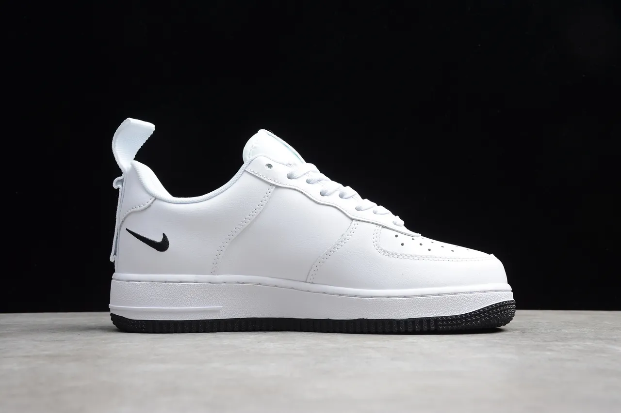 Nike Air Force 1 White Black Lifestyle Sneakers 15