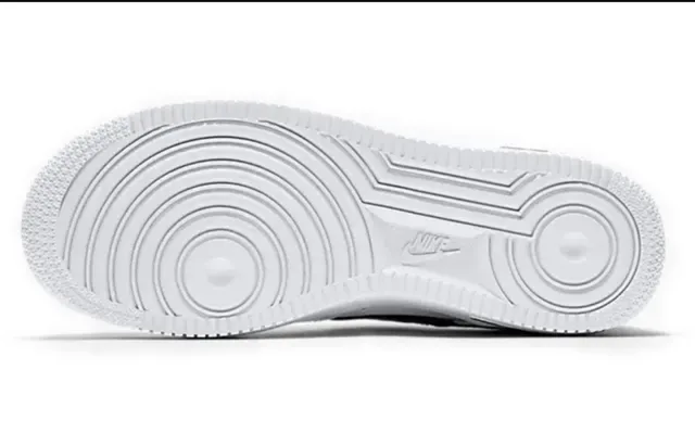 Nike Air Force 1 White Black Lifestyle Sneakers 2