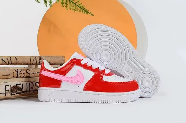 Nike Air Force 1 Branco Azul Rosa Tênis Lifestyle 4