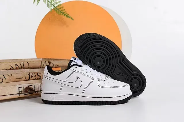 Nike Air Force 1 Branco Azul Rosa Tênis Lifestyle 7