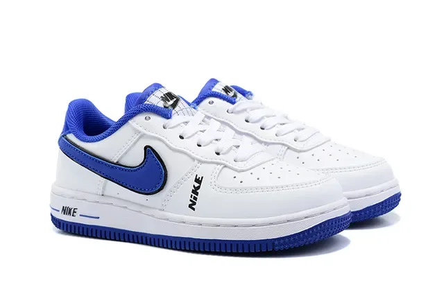 Nike Air Force 1 Branco Azul Rosa Tênis Lifestyle 23