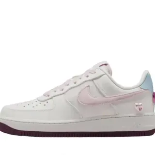 Nike Air Force 1 White Pink Blue Burgundy Lifestyle Sneakers