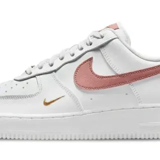 Nike Air Force 1 White Pink Gold Lifestyle Sneakers