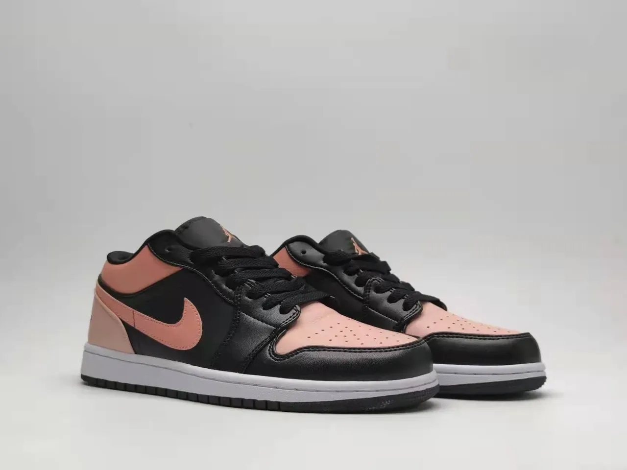 Nike Air Jordan 1 Low Black Peach Lifestyle Sneakers 2