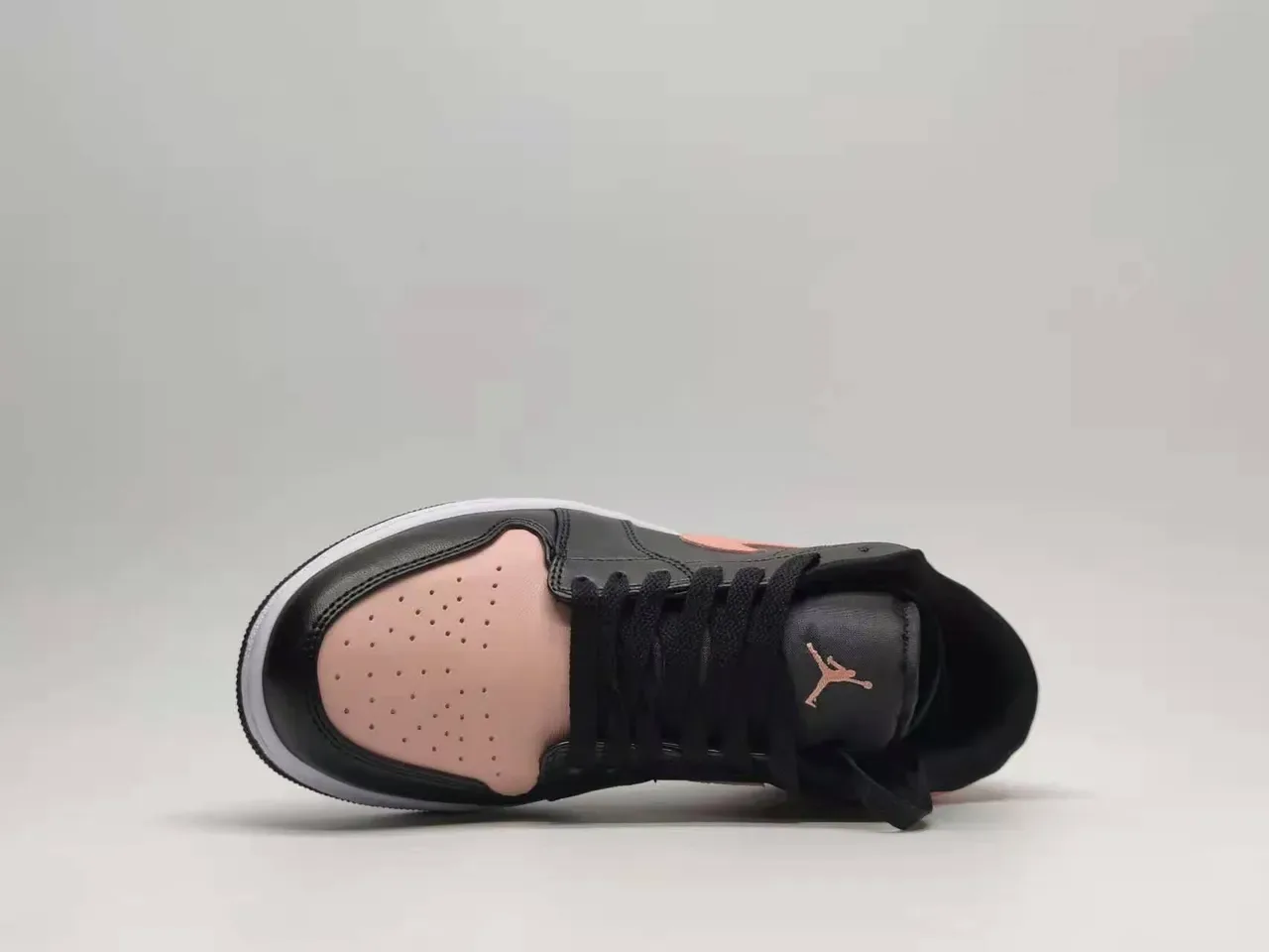 Nike Air Jordan 1 Low Black Peach Lifestyle Sneakers 4