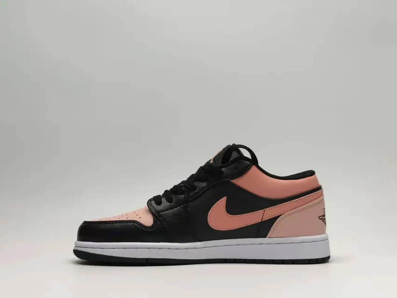 Nike Air Jordan 1 Low Black Peach Lifestyle Sneakers 5