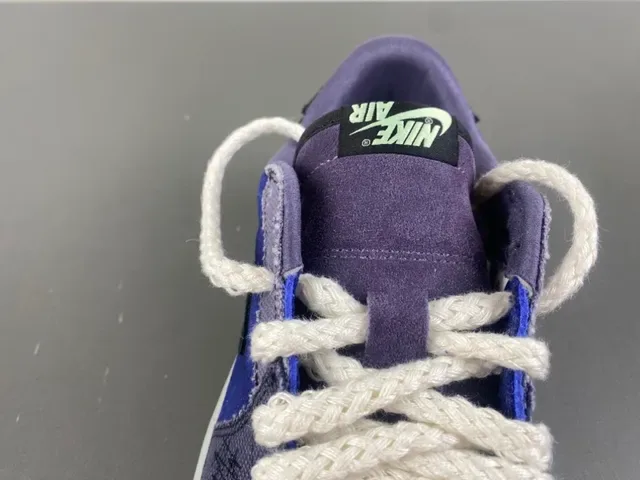 Nike Air Jordan 1 Low Patchwork Blue Purple Lifestyle Sneakers 6