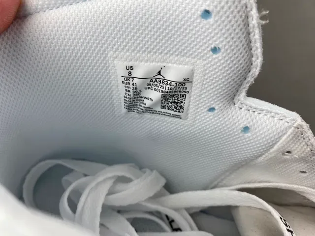 Nike Air Jordan 1 Off-White The Ten Chaussures de basketball gris clair 5
