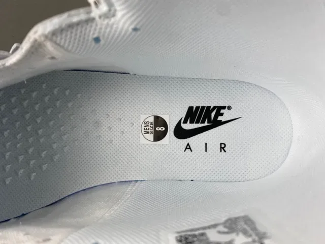 Nike Air Jordan 1 Off-White The Ten Chaussures de basketball gris clair 6