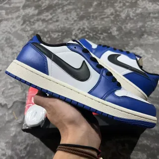 Nike Air Jordan 1 Royal Blue White Black Lifestyle Sneakers