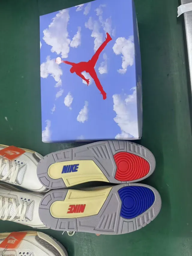 Nike Air Jordan 3 White Beige Elephant Print Basketball Shoes 17