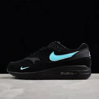 Nike Air Max 1 Black Turquoise Lifestyle Sneakers