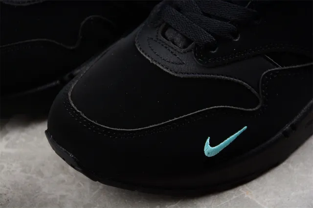 Nike Air Max 1 Black Turquoise Lifestyle Sneakers 8