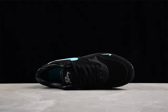 Nike Air Max 1 Black Turquoise Lifestyle Sneakers 12