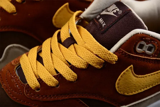 Chaussures Lifestyle Nike Air Max 1 Brown Beige Yellow 5
