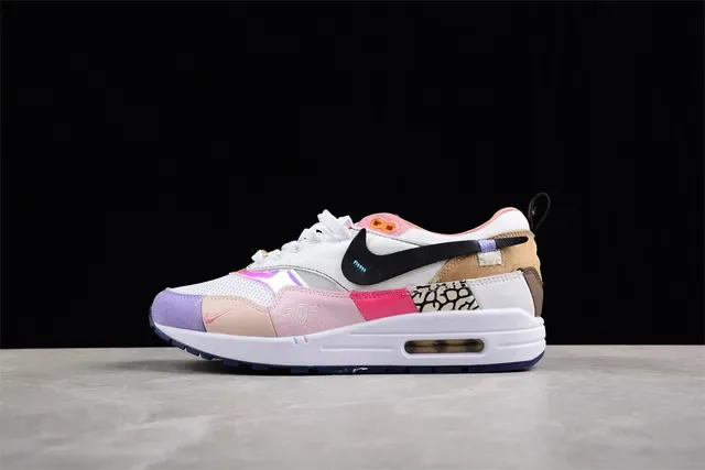 Nike Air Max 1 Multicolor Patchwork Lifestyle Sneakers 1