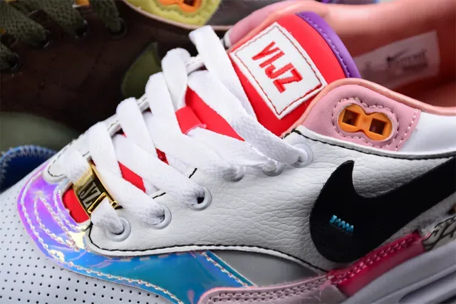 Nike Air Max 1 Multicolor Patchwork Lifestyle Sneakers 7