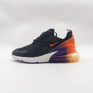 Nike Air Max 270 Black Orange Purple Gradient Lifestyle Sneakers