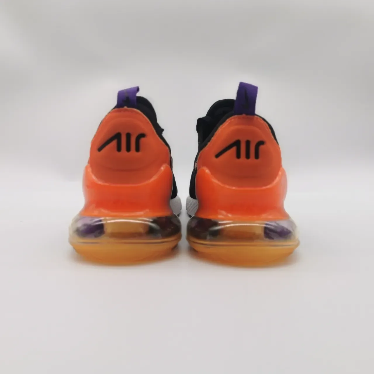 Nike Air Max 270 Black Orange Purple Gradient Lifestyle Sneakers 4