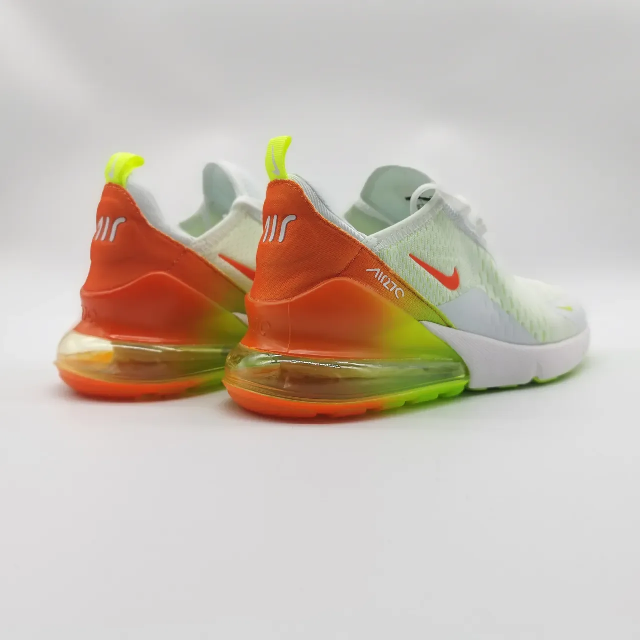 Nike Air Max 270 White Lime Orange Lifestyle Sneakers 3