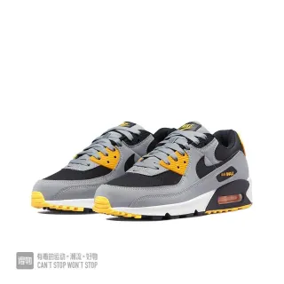 Nike Air Max 90 Gray Black Yellow Lifestyle Sneakers