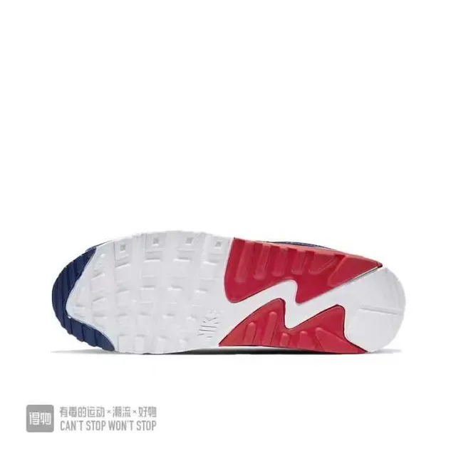 Nike Air Max 90 Red Navy White Lifestyle Sneakers 2
