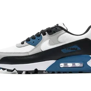 Nike Air Max 90 White Black Gray Blue Lifestyle Sneakers
