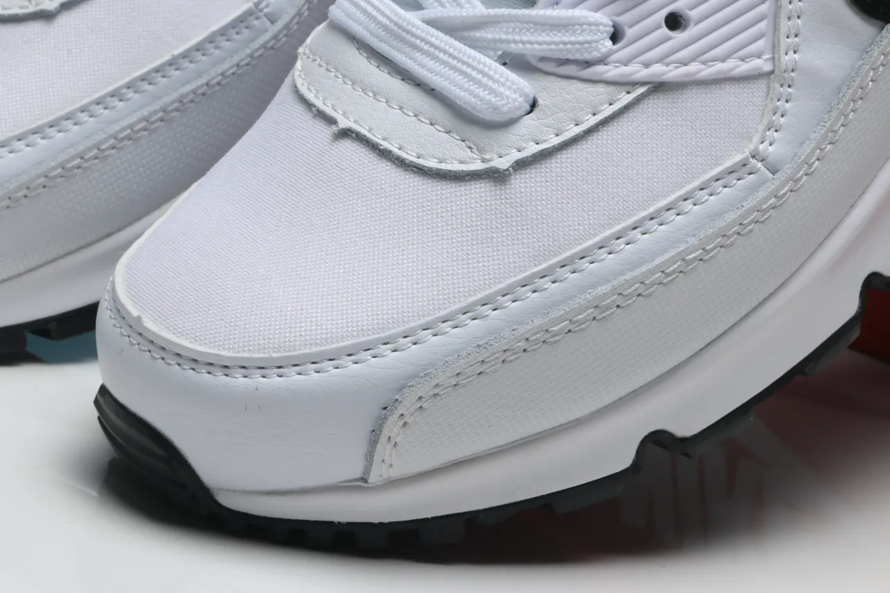 Nike Air Max 90 White Black Lifestyle Sneakers 4