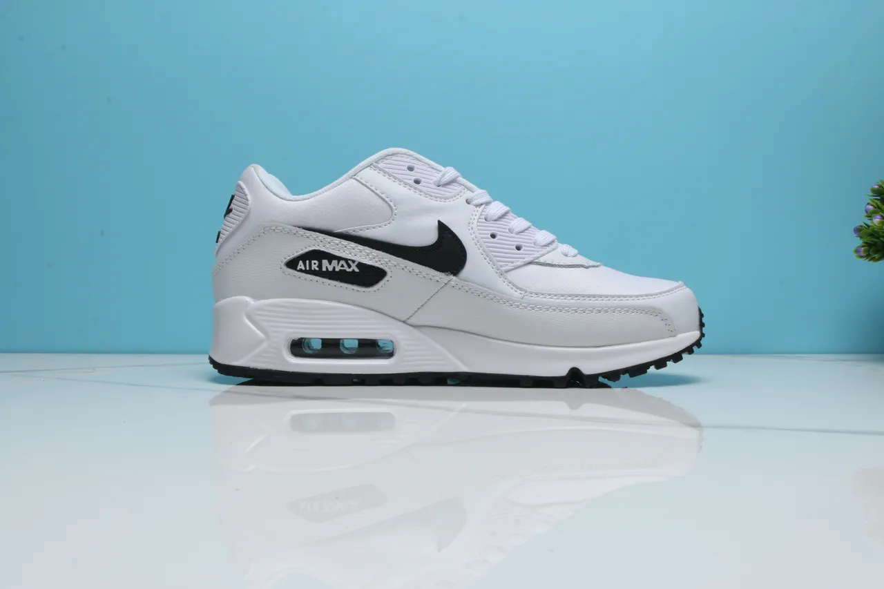 Nike Air Max 90 White Black Lifestyle Sneakers 9
