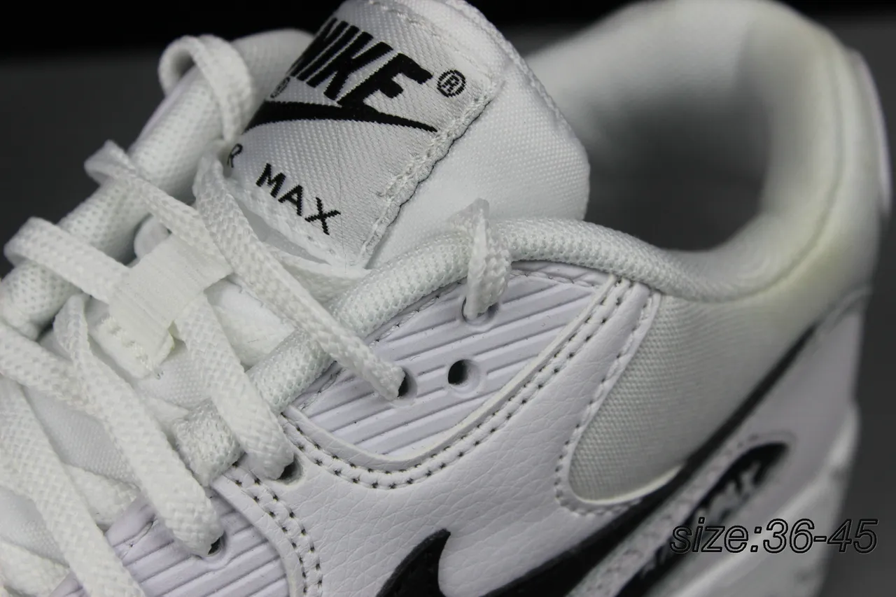 Nike Air Max 90 White Black Lifestyle Sneakers 13