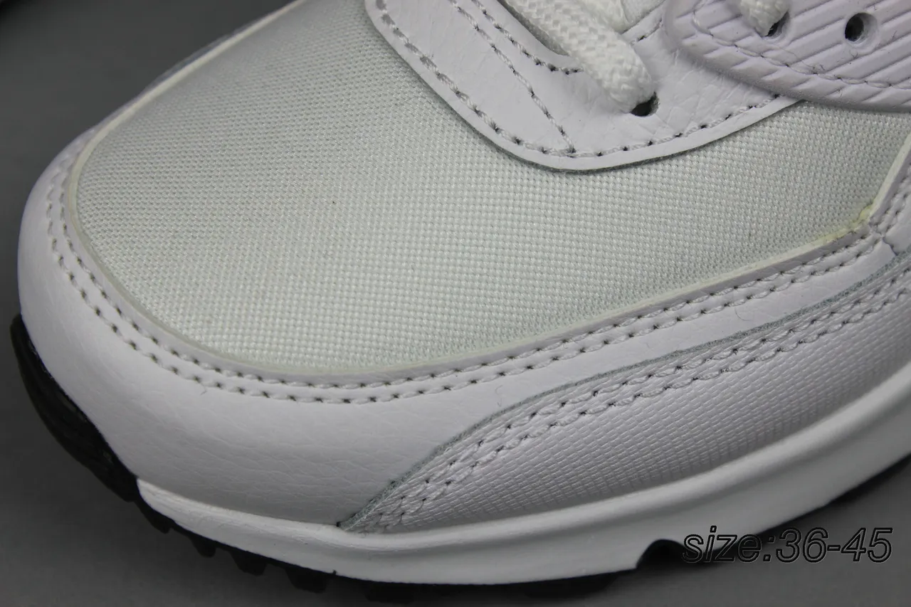 Nike Air Max 90 White Black Lifestyle Sneakers 14