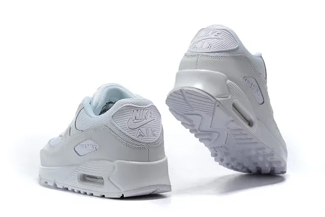 Nike Air Max 90 White Monochromatic Lifestyle Sneakers 2