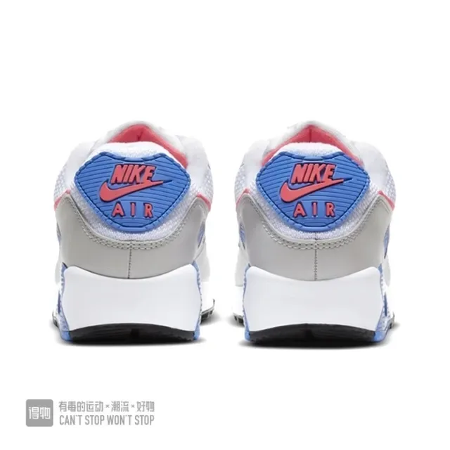 Nike Air Max 90 Sneakers Lifestyle Blanc Rouge Bleu 5