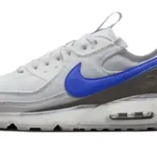 Nike Air Max 90 White Royal Blue Gray Lifestyle Sneakers