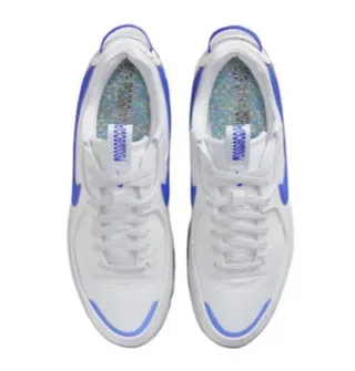 Nike Air Max 90 White Royal Blue Gray Lifestyle Sneakers 3