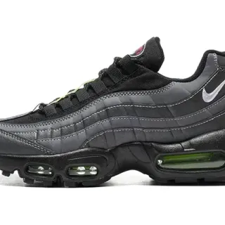 Nike Air Max 95 黑绿 绗缝鞋面 双可见单元 生活方式运动鞋