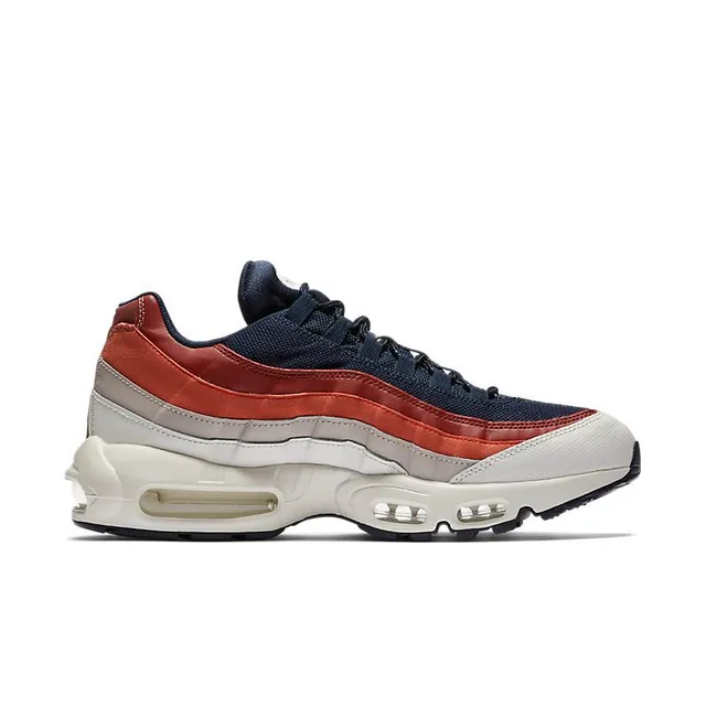 Nike Air Max 95 Navy Rust Orange Lifestyle Sneakers 5